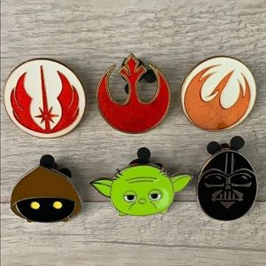 Disney Star Wars Enamel Pin Lot